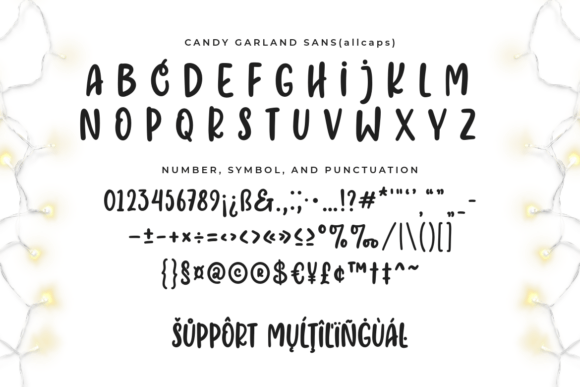 Candy Garland Duo Font - Preview 5