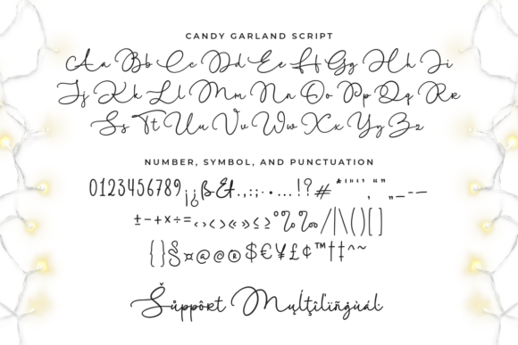 Candy Garland Duo Font - Preview 6