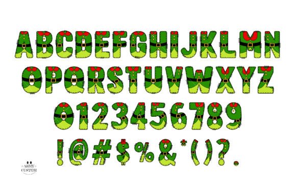 Christmas Army Bundle Font - Preview 4