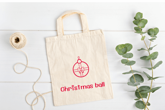 Christmas Ball Font - Preview 4