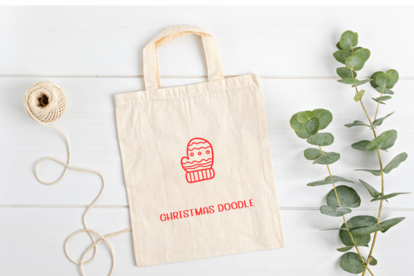 Christmas Doodle Font - Preview 4