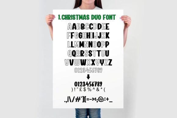 Christmas Duo Bundle Font - Preview 1
