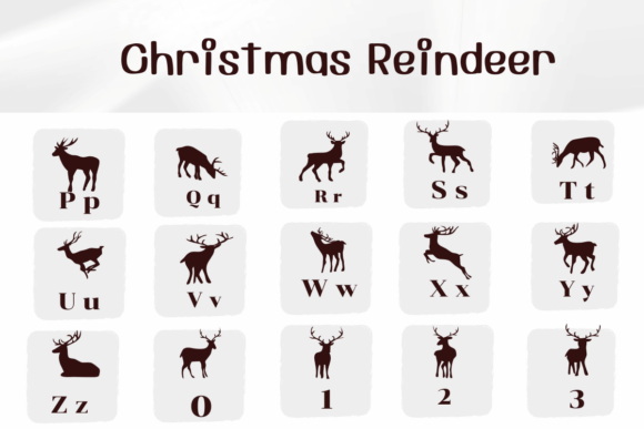 Christmas Reindeer Font - Preview 2