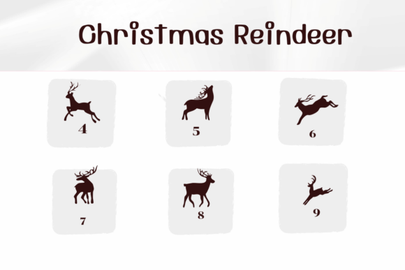 Christmas Reindeer Font - Preview 3