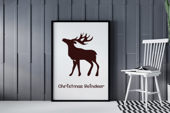 Christmas Reindeer Font - Preview 4