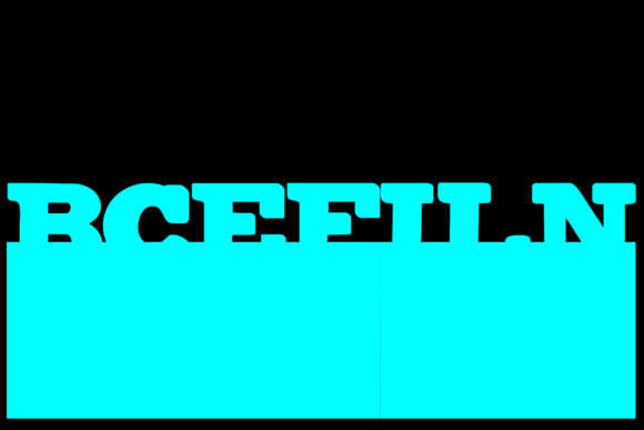 Cortinado Font PNG with transparent background - Preview 3