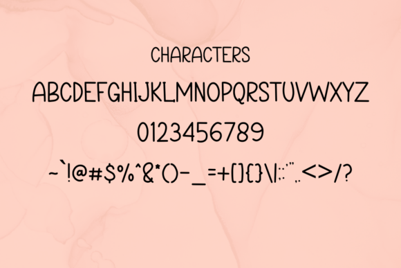 December Glow Font PNG with transparent background - Preview 2