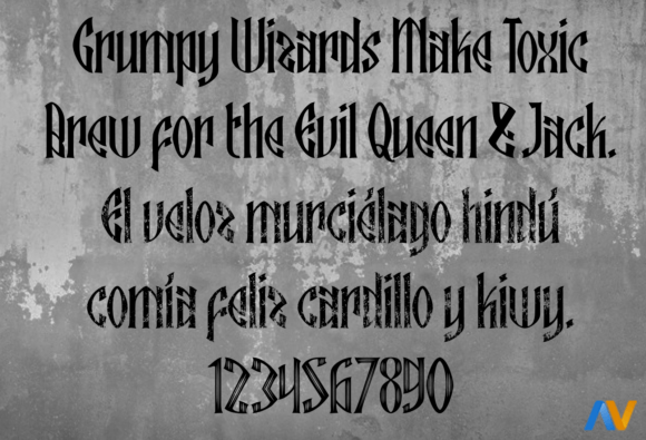 Ebbarus Font - Preview 2