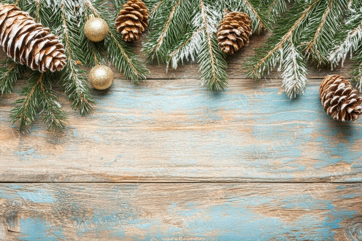 Festive Pine Branches and Cones Graphic by Sun Sublimation · Creative ...