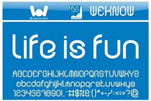 Funrecord Life Font - Preview 2