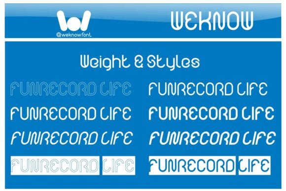 Funrecord Life Font - Preview 5