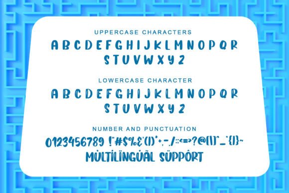 Game Buble Font PNG with transparent background - Preview 4