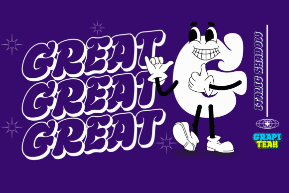 Grapiteah Font PNG with transparent background - Preview 1