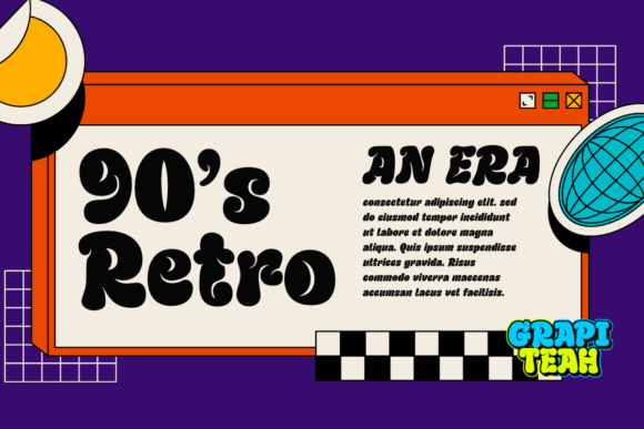 Grapiteah Font PNG with transparent background - Preview 3