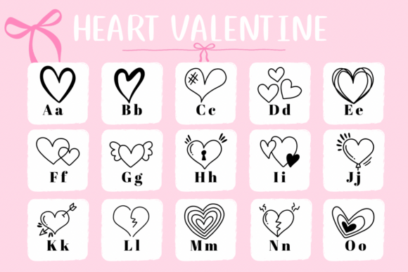 Heart Valentine Font - Preview 1