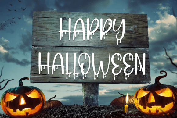 Home Horror Font PNG with transparent background - Preview 3