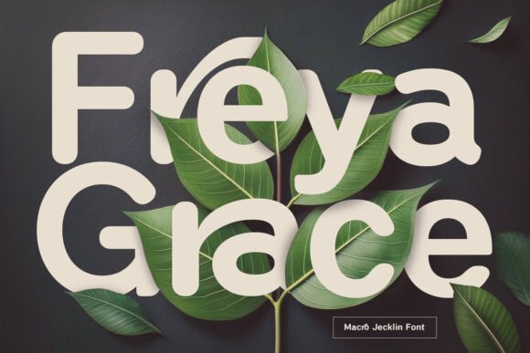 Macro Jecklin Font PNG with transparent background - Preview 1