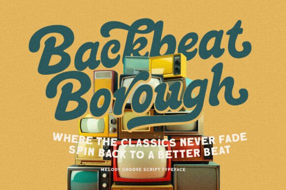 Melody Groove Font PNG with transparent background - Preview 1