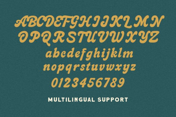 Melody Groove Font PNG with transparent background - Preview 3