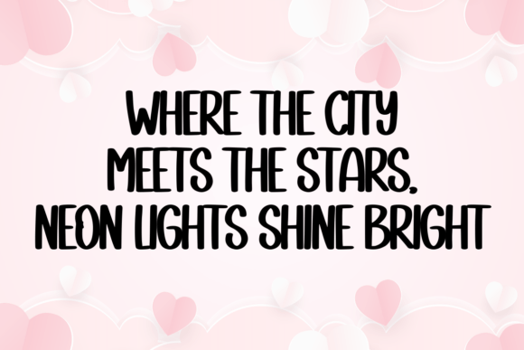 Neon Lights Font PNG with transparent background - Preview 1