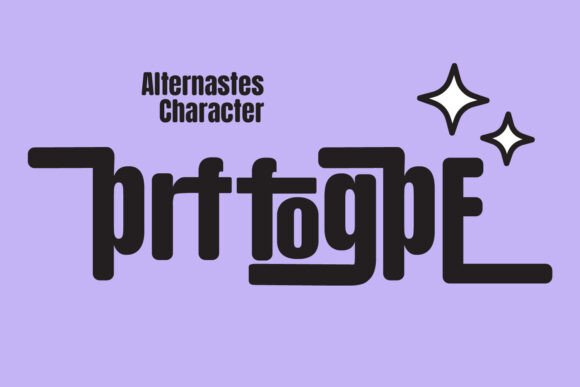 Phigauz Foneopi Font PNG with transparent background - Preview 2