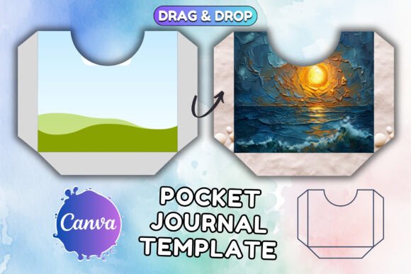 Pocket Template Junk Journal Folio