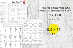 Preschool Math Worksheet for Kids, Pre-K Graphic by Waeldesign ...