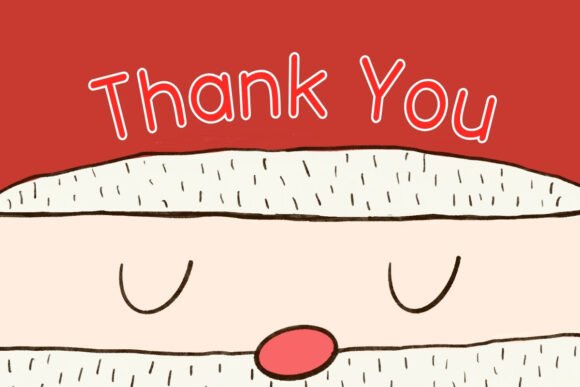 Santa Notes Font PNG with transparent background - Preview 6