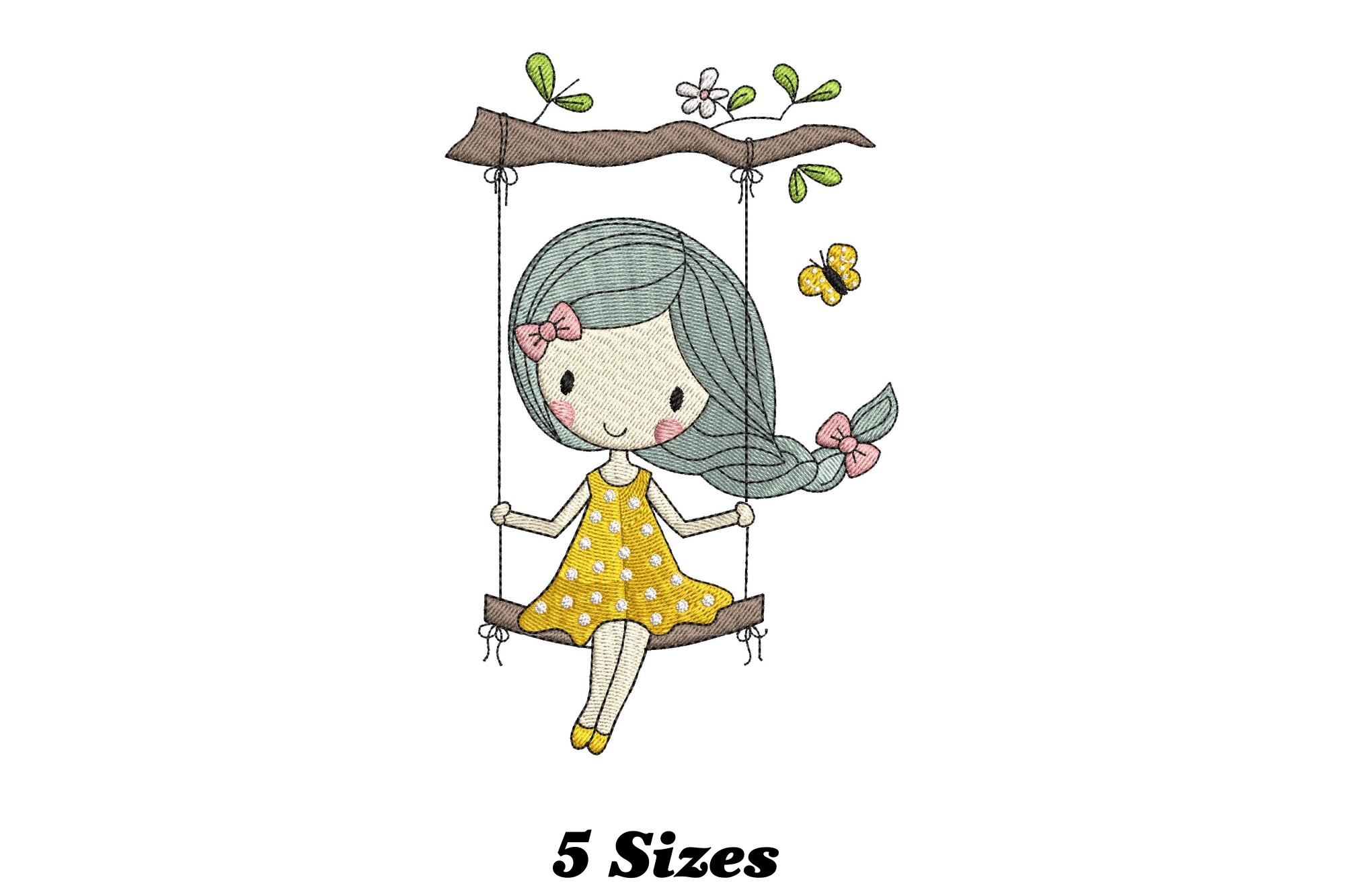 A Girl on a Swing