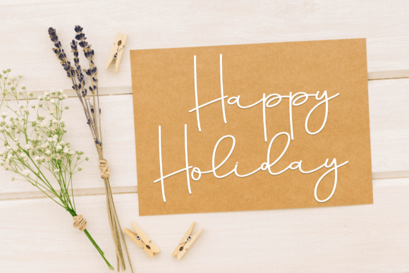 Beautiful Snowday Font - Preview 4