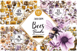 Bees Clipart Mega Bundle Graphic by Markicha Art · Creative Fabrica