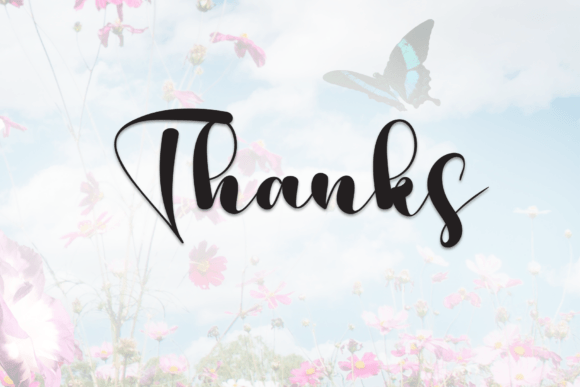 Butterfly Font - Preview 6