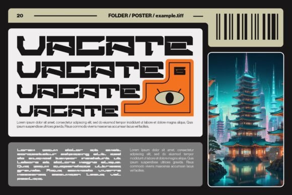 Coret Font - Preview 3