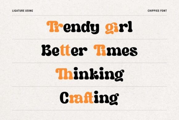 Chippies Font - Preview 2