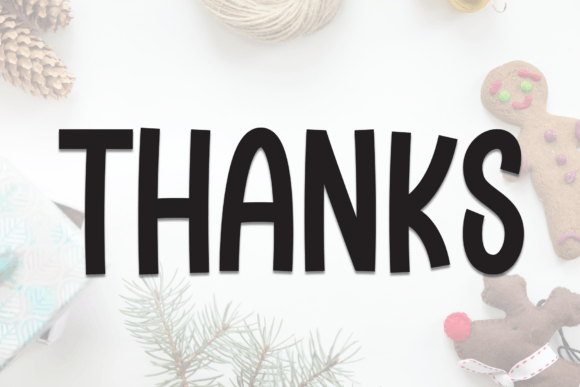 Christmas Gingerbread Font - Preview 6