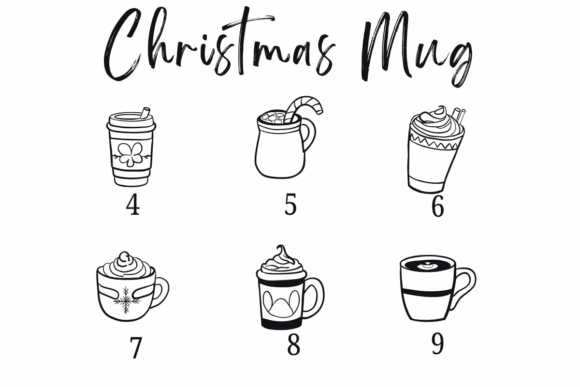 Christmas Mug Font - Preview 3