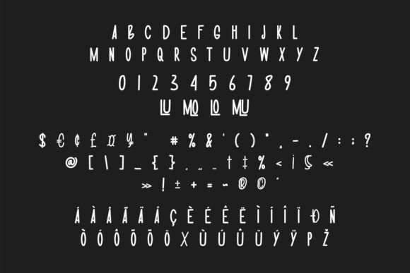 Glutmon Font - Preview 5