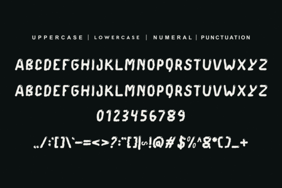 Moxcawa Font font preview - 2