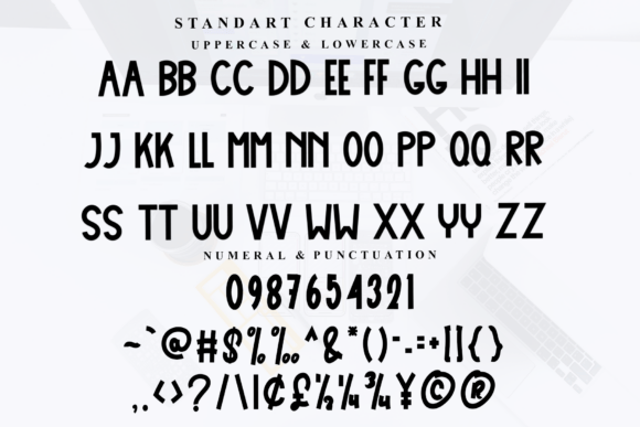Never School Font PNG with transparent background - Preview 4