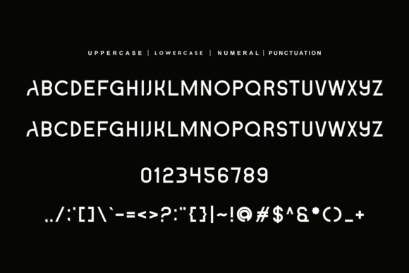 Paroxge Font PNG with transparent background - Preview 3