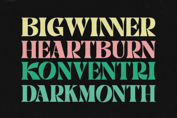 Pionel Font Font PNG with transparent background - Preview 1