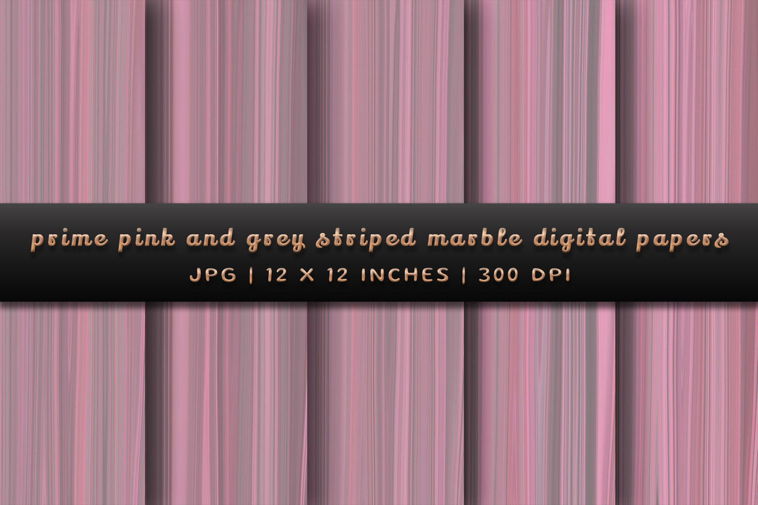 Prime Pink and Grey Striped Marble Graphic by Pugazh Logan · Creative ...