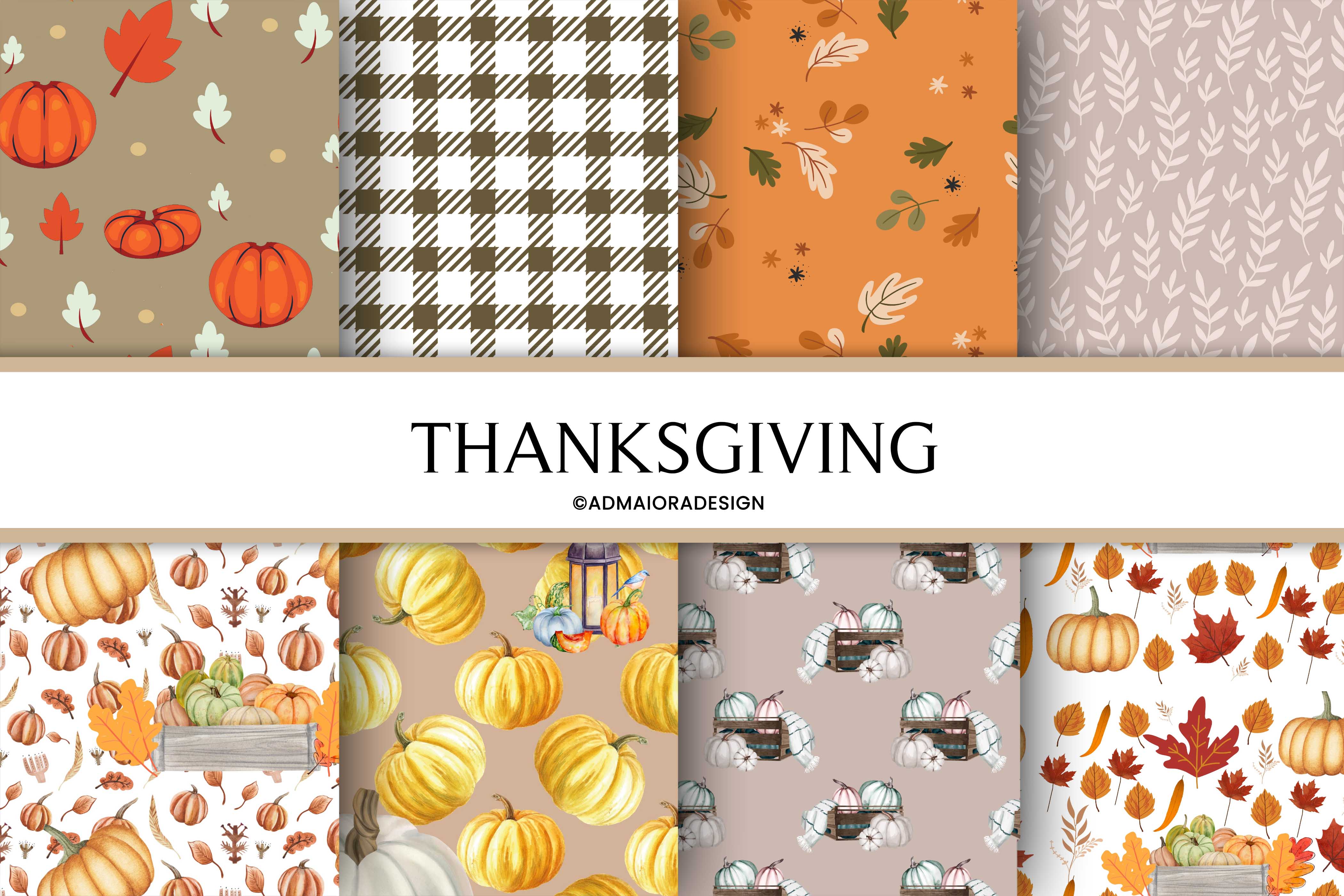 Thanksgiving Digital Paper