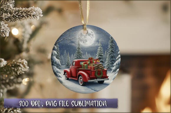 Vintage Christmas Ornaments Clipart PNG Graphic Illustrations By Extreme DesignArt