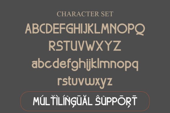 Backed Font - Preview 1