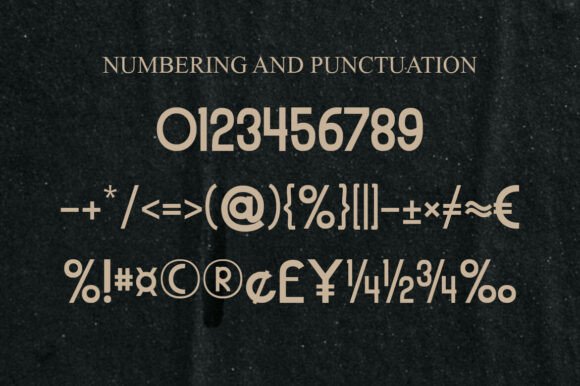 Backed Font - Preview 2