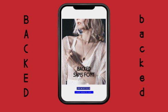 Backed Font - Preview 5