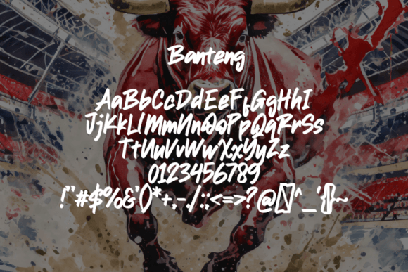 Banteng Font - Preview 1