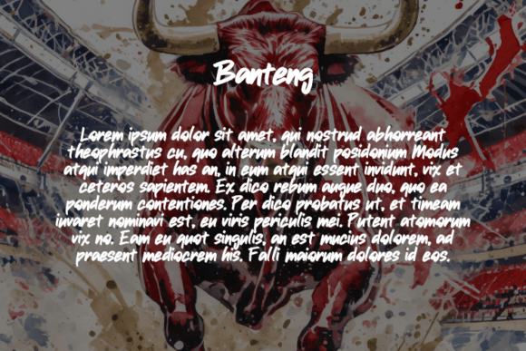 Banteng Font - Preview 2
