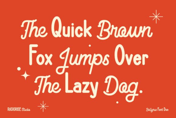 Bellyrus Font - Preview 1